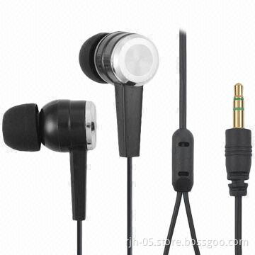Newest plastic earbuds with color box package